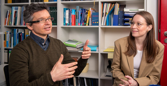 Prof. Dr. Martin Brunner und Dr. Lena Keller Prof. Dr. Martin Brunner und Dr. Lena Keller