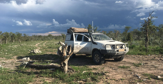 Project car that was bought onsite with the support of the Potsdam university administration.