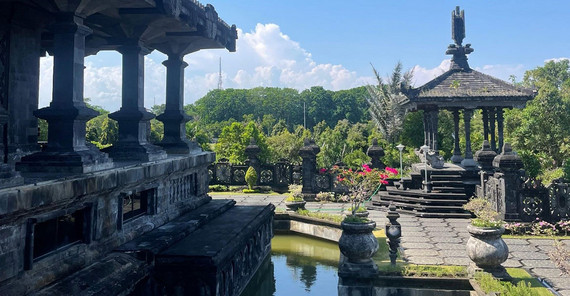 Blick auf den Lapangan Puputan Renon Park, Denpasar