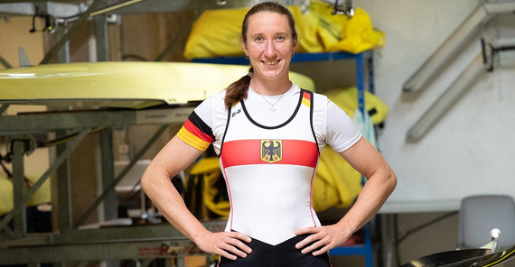 Maren Völz rudert bei den Olympischen Sommerspielen in Paris. Maren Völz rudert bei den Olympischen Sommerspielen in Paris.