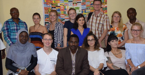 In der Philosophischen Fakultät. Foto: Isabel Dückert/Valerie Pobloth. In der Philosophischen Fakultät. Foto: Isabel Dückert/Valerie Pobloth.