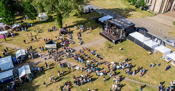 Campus Festival 2023 Campus Festival 2023 von oben.