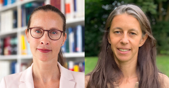 Prof. Frauke Brosius-Gersdorf (links) und Dr. Annelie Bauer (rechts) | Foto: Finn Winkler/privat Das Foto zeigt Prof. Dr. Frauke Brosius-Gersdorf und Dr. iur. Annelie Bauer. Das Foto ist von Finn Winkler und privat.