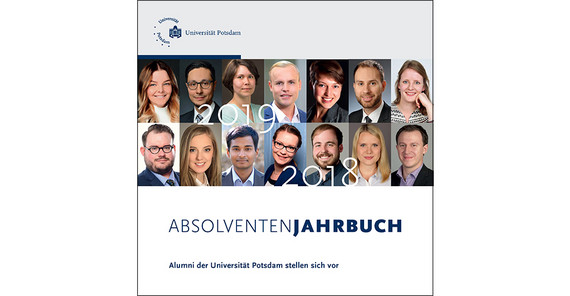 Cover für das Jahrbuch mit Alumni der Uni Potsdam Cover für das Jahrbuch mit Alumni der Uni Potsdam
