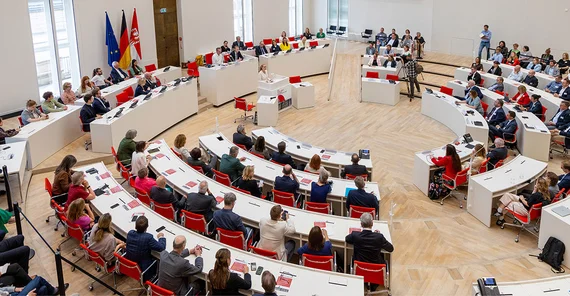 Blick in einen Saal des MWFK.