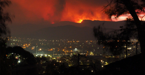 The Orroral Valley Fire, southern Canberra, January 2020 | Credit: Nick-D (distributed under a CC BY-SA 4.0 license) The Orroral Valley Fire, southern Canberra, January 2020 | Credit: Nick-D (distributed under a CC BY-SA 4.0 license)