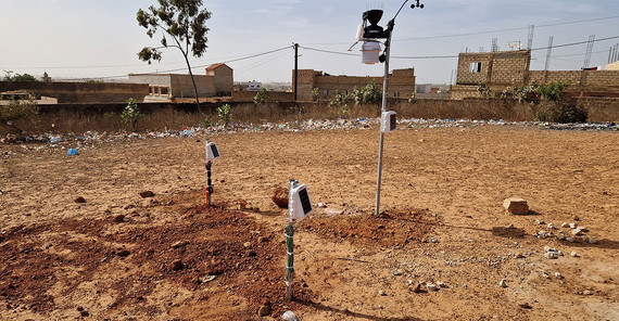 Wetterstation im Senegal Wetterstation im Senegal
